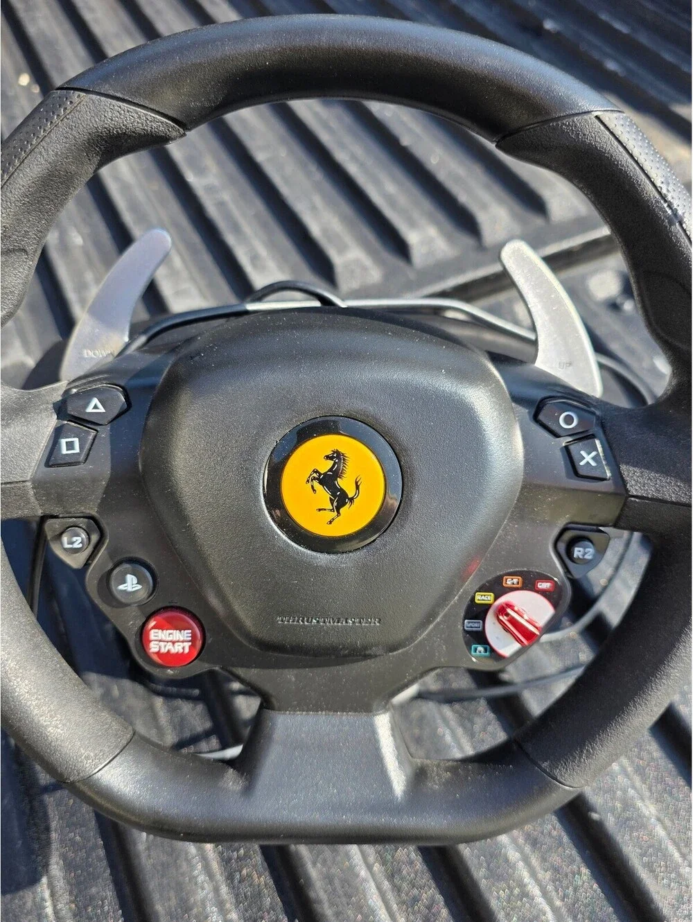 Thrustmaster T80 Ferrari 488 GTB Racing Wheel w/ Pedals /PS3 PS4/PC Wired- Black